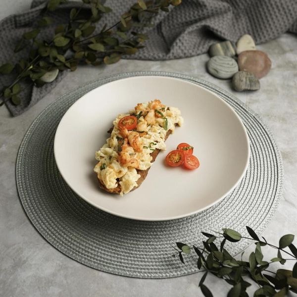 Салатник 1250 мл d 25,5 см h4,5 см Light Grey Noble [1]