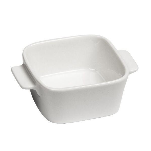 Соусник 60 мл 7*7 см h3,3 см Mini Mix с ручками белый фарфор P.L. Proff Cuisine [6]