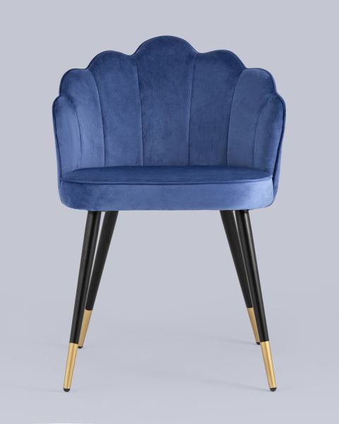 Стул Камилла велюр королевский синий