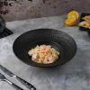 Тарелка глубокая 380 мл d 25 см h7,8 см для пасты, для супа Black Raw Wood P.L. Proff Cuisine [3]