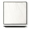 Блюдо квадратное 25*25 см Relief белое с черным бортом фарфор P.L. Proff Cuisine [3]