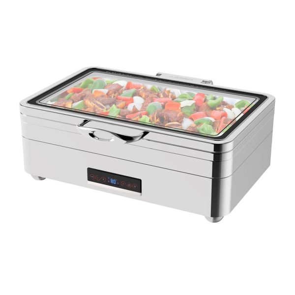 Мармит электрический 8,5 л 1/1*65 с с откидной крышкой и окном дисплеем "Roma" SUNNEX